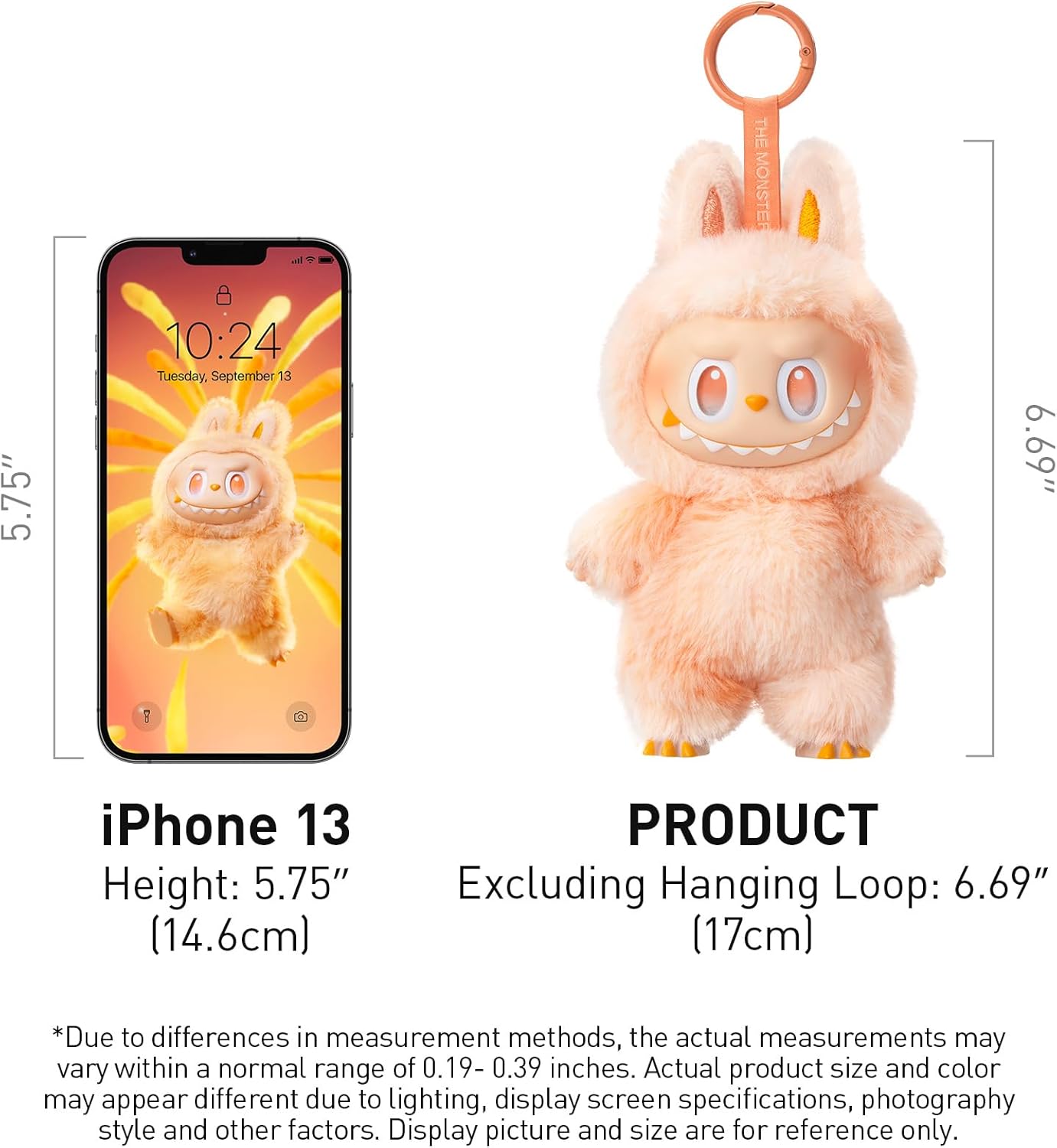 The Monsters Big into Energy Series-Vinyl Plush Pendant