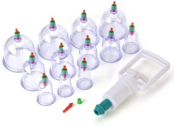 Cupping Therapy Set – 12 Pcs Vacuum Cupping Kit for Pain Relief, Massage & Relaxation | Health Care Therapy Cups | Reusable Body Cupping Equipment